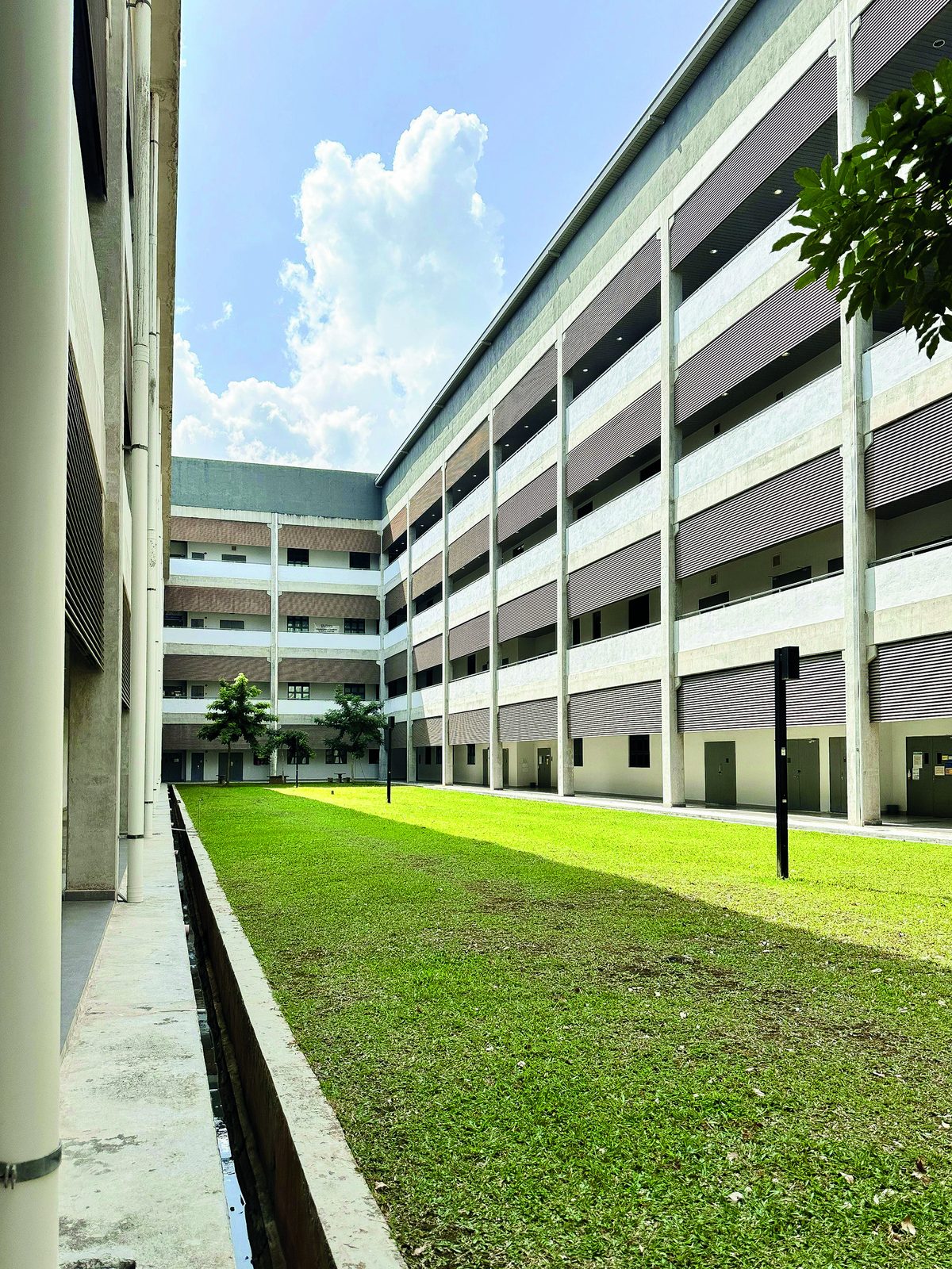 Campus courtyard